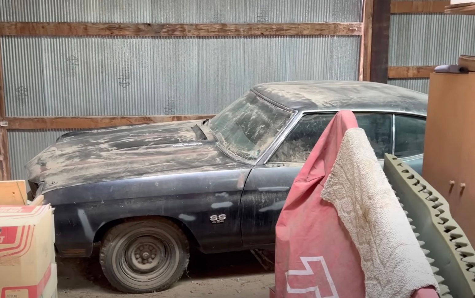 1970 Chevy Chevelle LS6 Unearthed After 43 Years Of Sitting