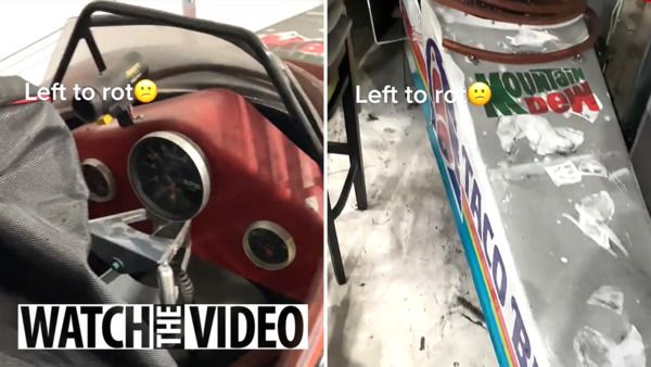 Unveiling the Mystery: TikTok Spotlights Dilapidated Drag Racer with Andretti's Iconic Livery