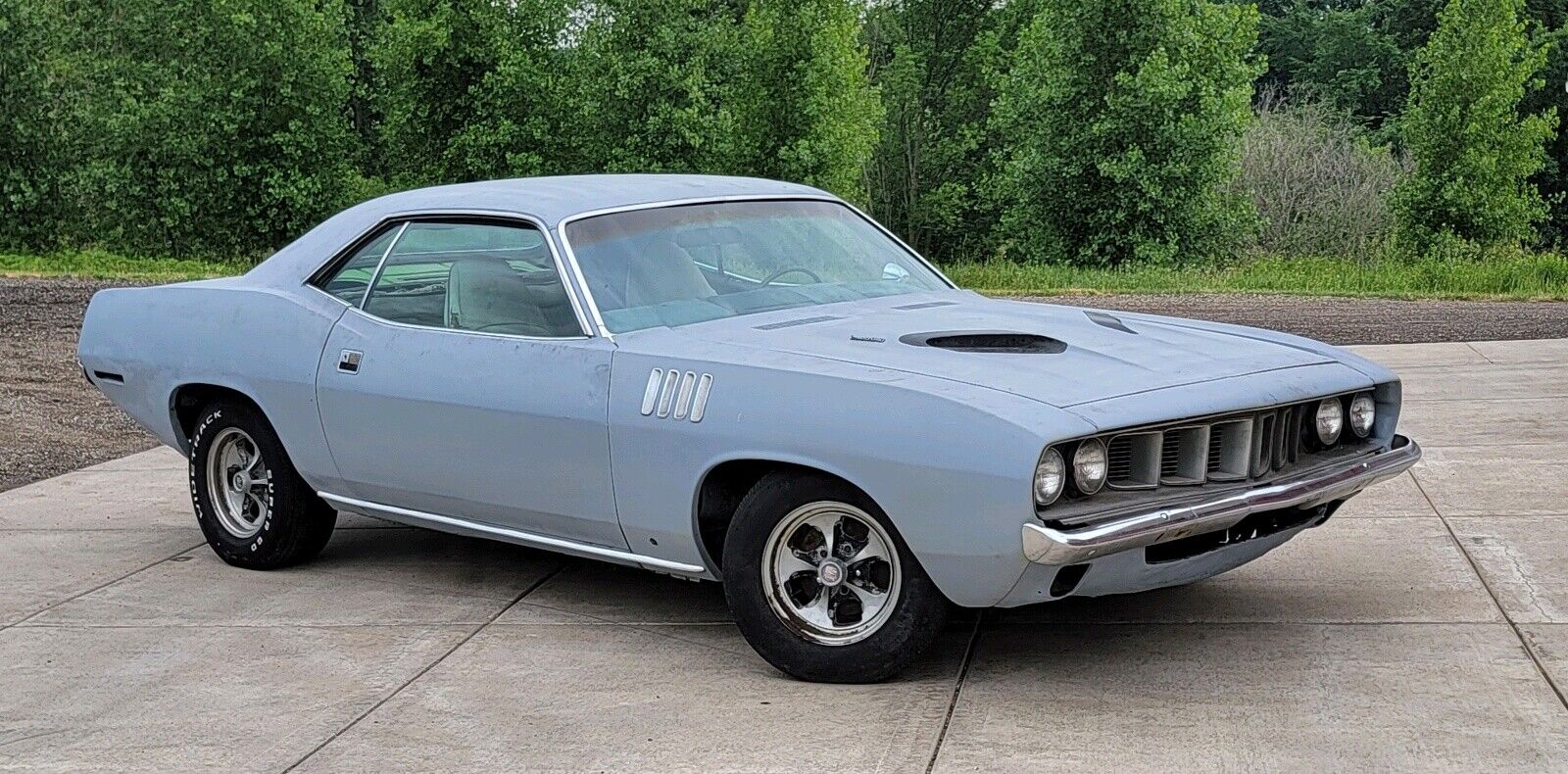 Ebay Find This Cuda Has One Wheel In The Grave Finding Old Cars