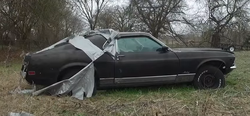 Rescue Mission: 1970 Ford Mustang Mach 1 Saved from Texas Field