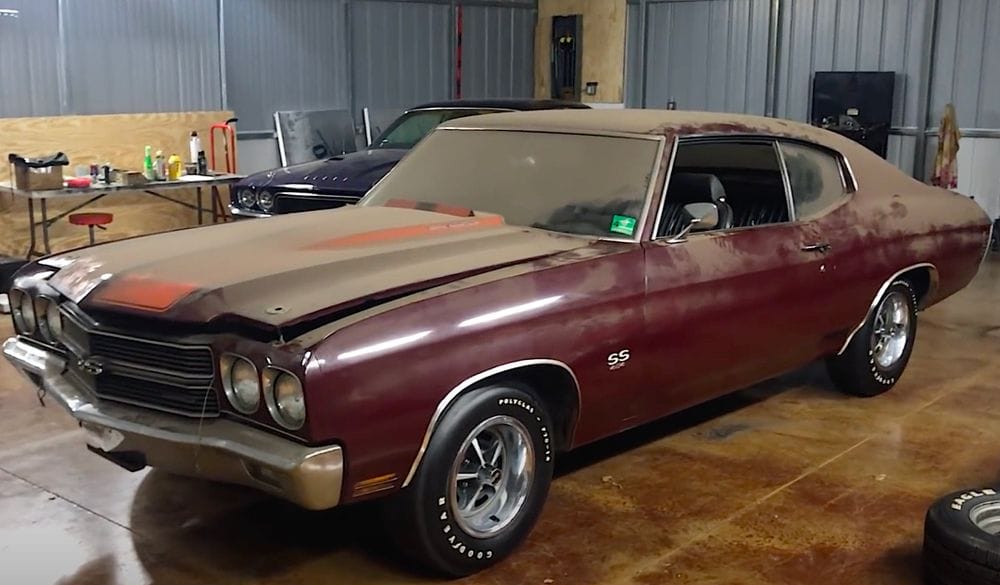 1970 Chevelle SS Spends Decades On Car Lift