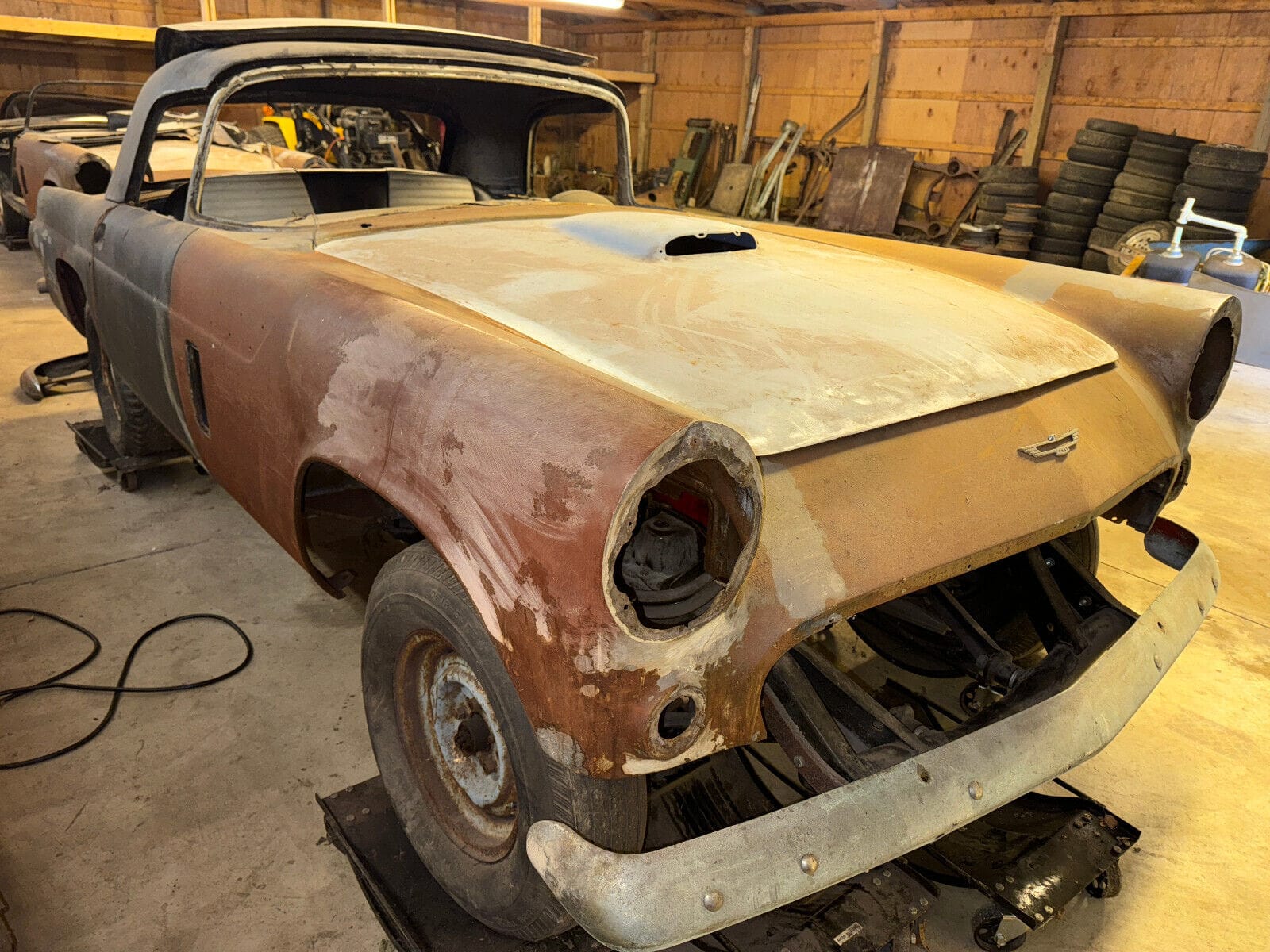 1956 Ford Thunderbird: A  Project Car Emerges from California Storage