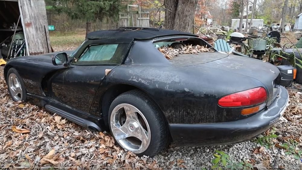 Barn Find Dodge Viper Nightmare Gets Happy Ending