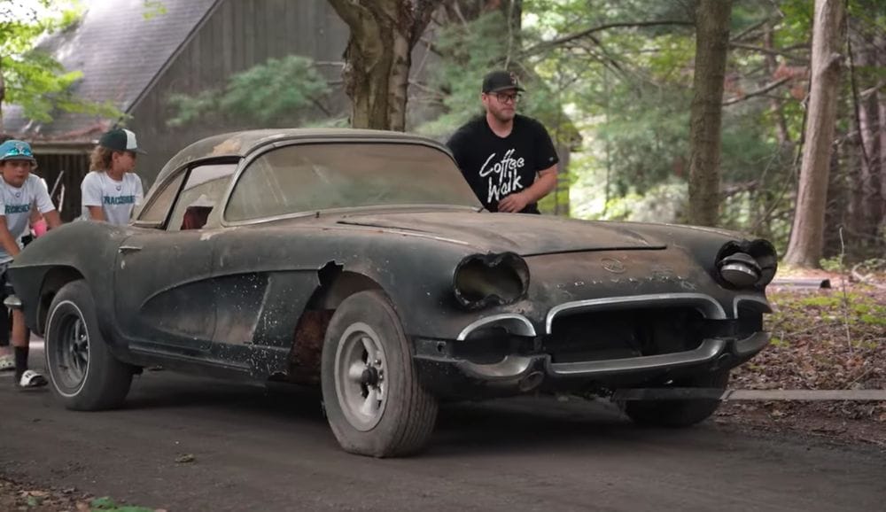 1962 C1 Corvette Resurfaces After 52 Years in the Same Spot